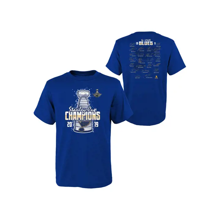 T-shirt Blues NHL pour tout-petits, collection SC Champ Roster 19 rbl