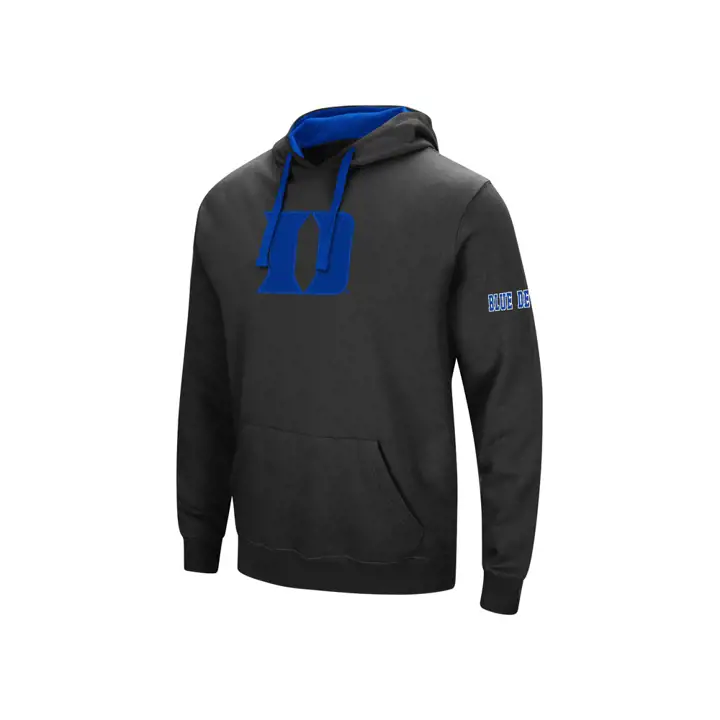 Sweat à capuche grand logo NCAA Duke Blue Devils 2F noir