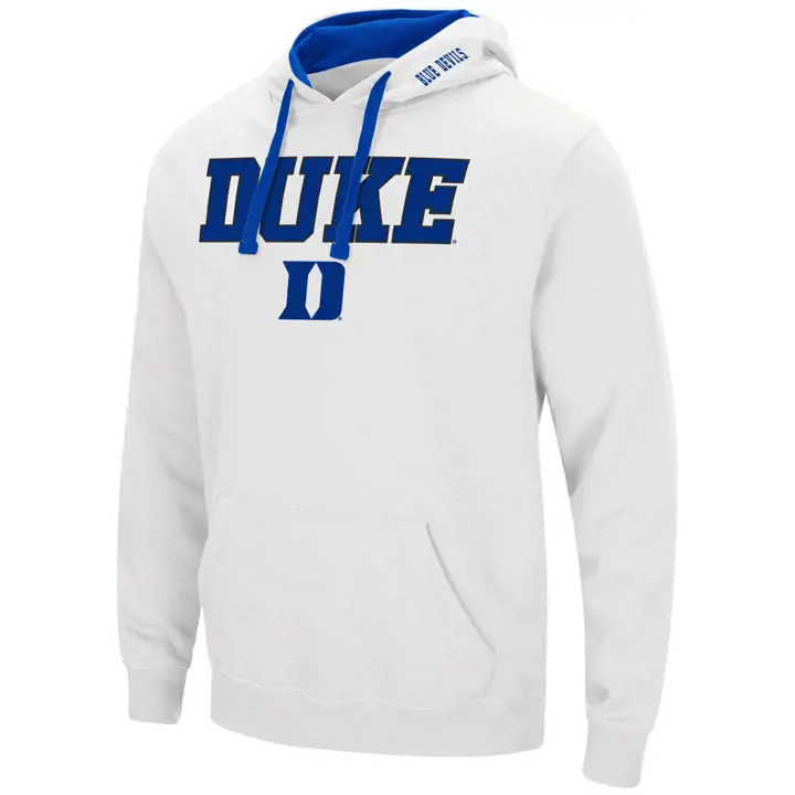 Sweat à capuche Duke Blue Devils 2F NCAA Arch & Logo blanc