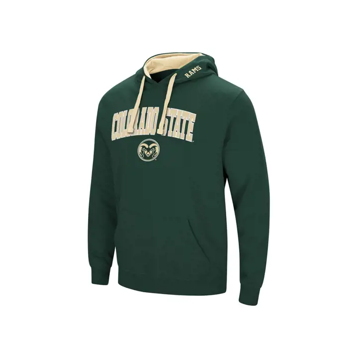 Colorado State Rams 2F NCAA Arch & Logo Hoodie vert