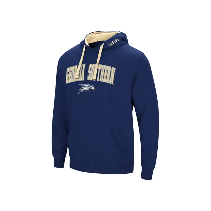Sweat à capuche Georgia Southern Eagles 2F NCAA avec arche et logo marine