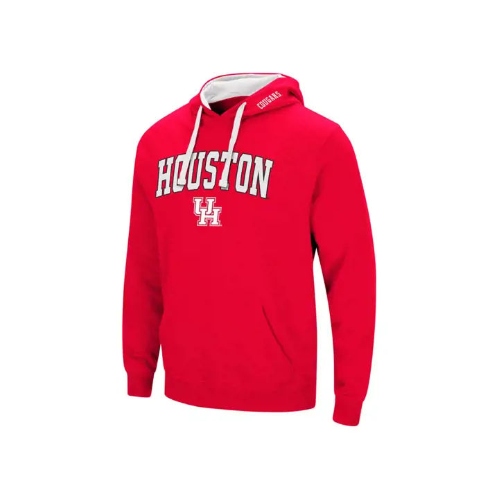Sweat à capuche rouge Houston Cougars 2F NCAA avec arche et logo