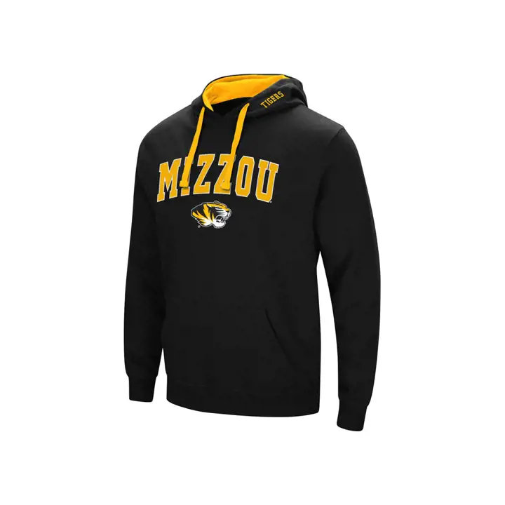 Missouri Tigers 2F NCAA Sweat à capuche arc et logo noir
