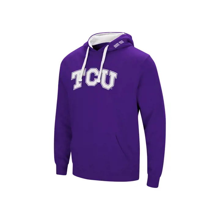 Hoodie à capuche et logo officiels NCAA Texas Christian Horned Frogs 2F
