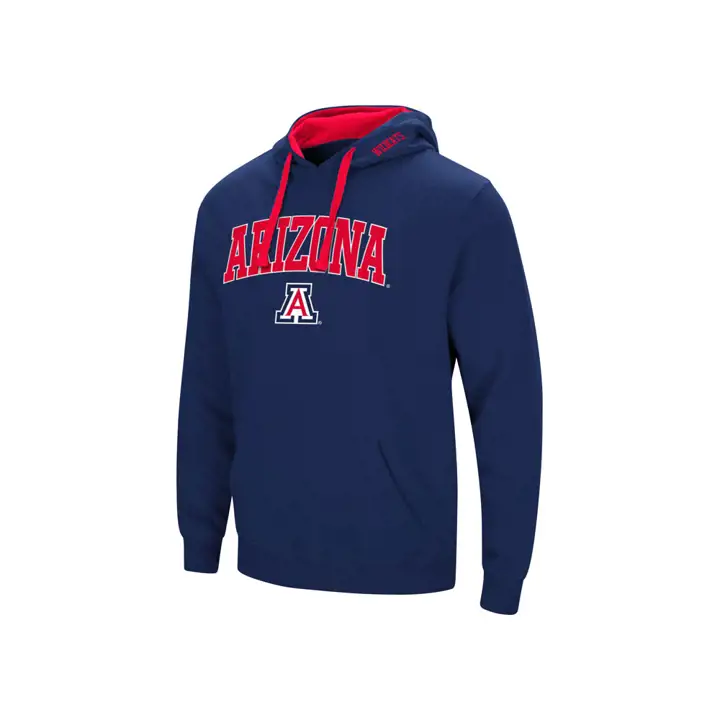 Sweat à capuche marine Arizona Wildcats 2F NCAA avec arche et logo