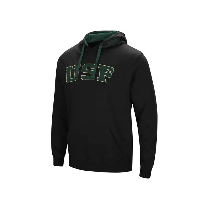 South Florida Bulls 2F NCAA sweat à capuche Arch & Logo vert
