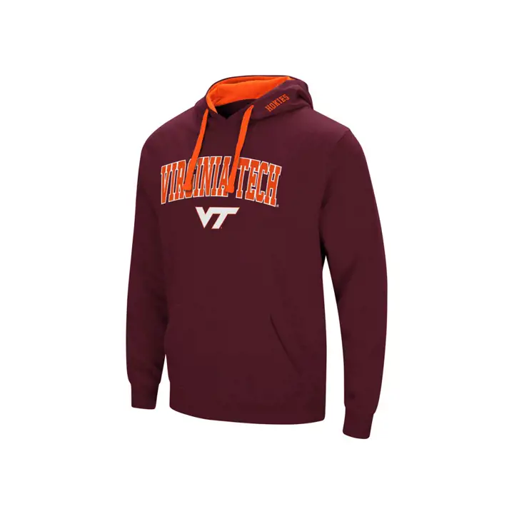 Virginia Tech Hokies 2F NCAA Arch & Logo Hoodie mar