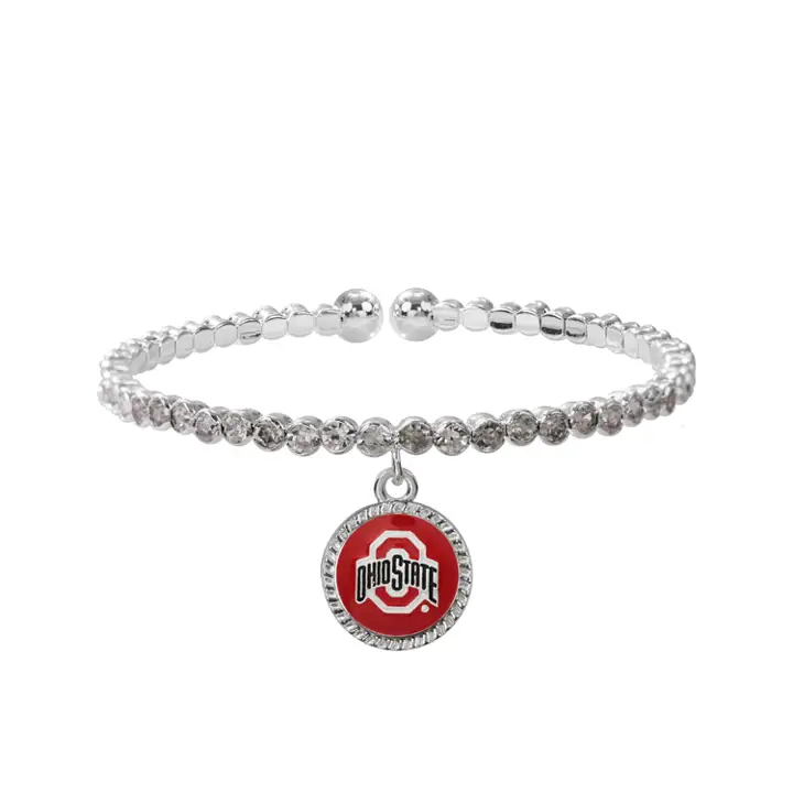 Bracelet Ohio State Buckeyes avec logo circulaire