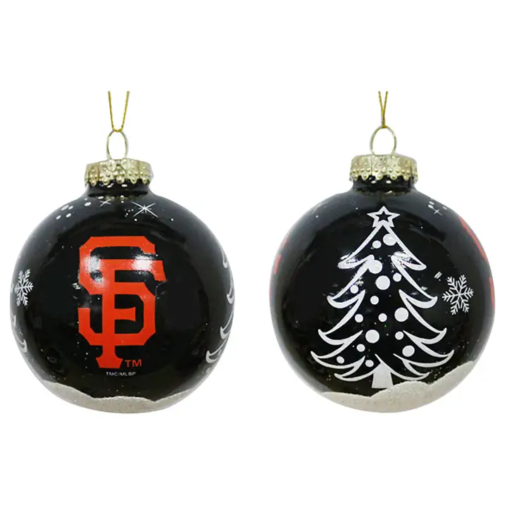 "San Francisco Giants Boule de Noël Pailletée 3\" ast"