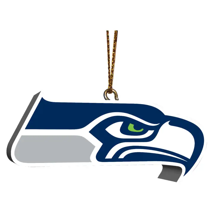 Ornement du logo des Seahawks de Seattle ast