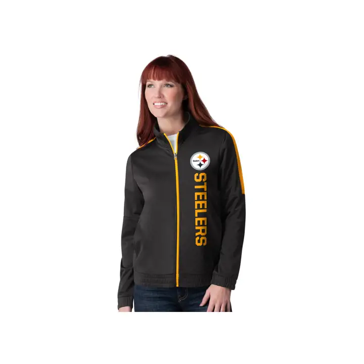 Veste de survêtement NFL Pittsburgh Steelers pour femme 19 noire