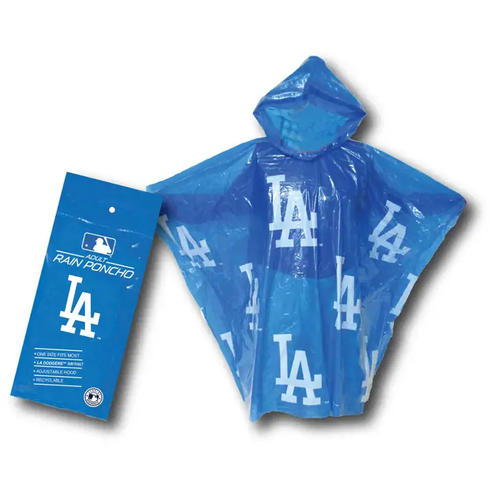 Poncho imprimé all-over Los Angeles Dodgers blc/bleu