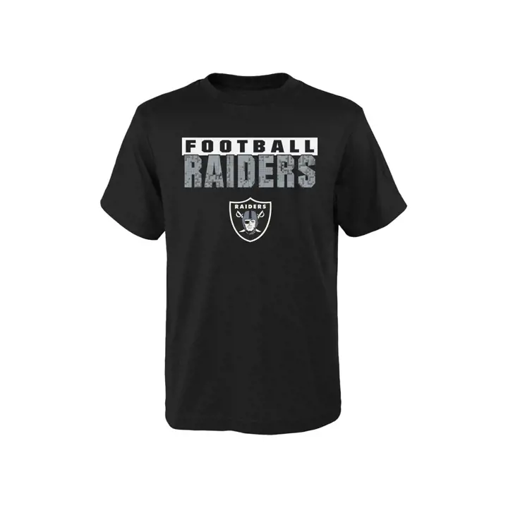 T-Shirt Enfant LAS VEGAS RAIDERS NFL Bar Code 19 ast