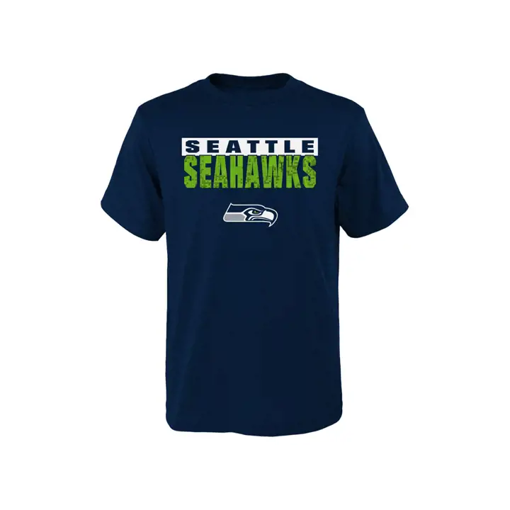T-shirt à code-barres NFL Seattle Seahawks pour jeune 19 ast