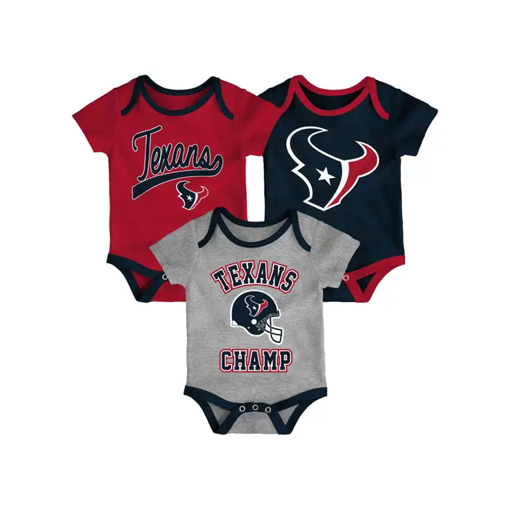 Ensemble barboteuse Houston Texans NFL pour bébé Champ ast