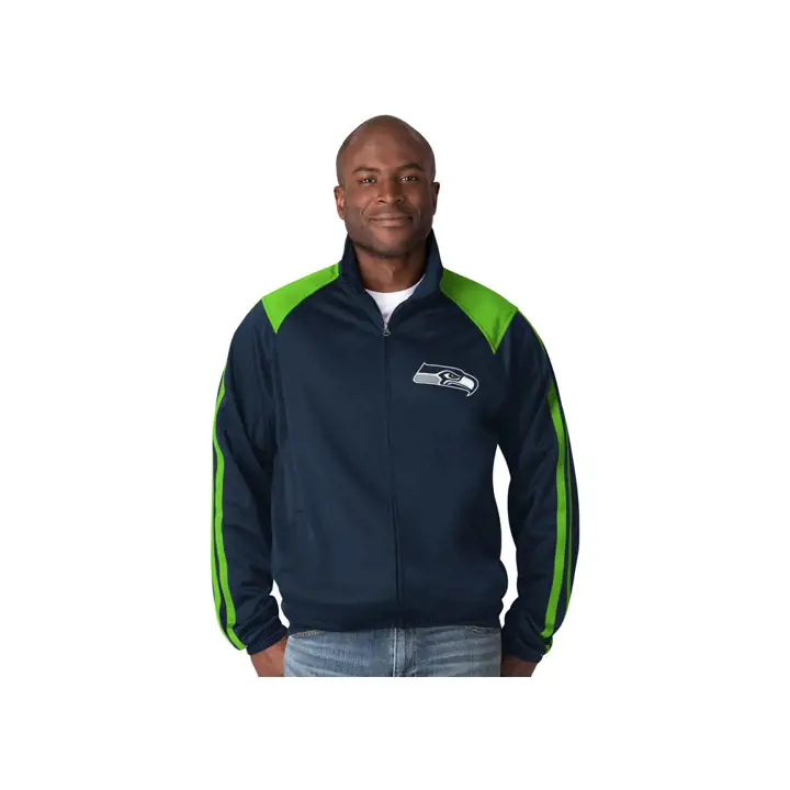 Veste commémorative de la franchise NFL des Seattle Seahawks 22 MARINE/