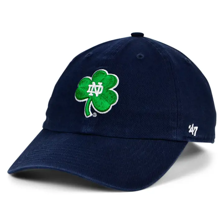 Notre Dame Nettoyage-NCAA ND Trèfle MARINE