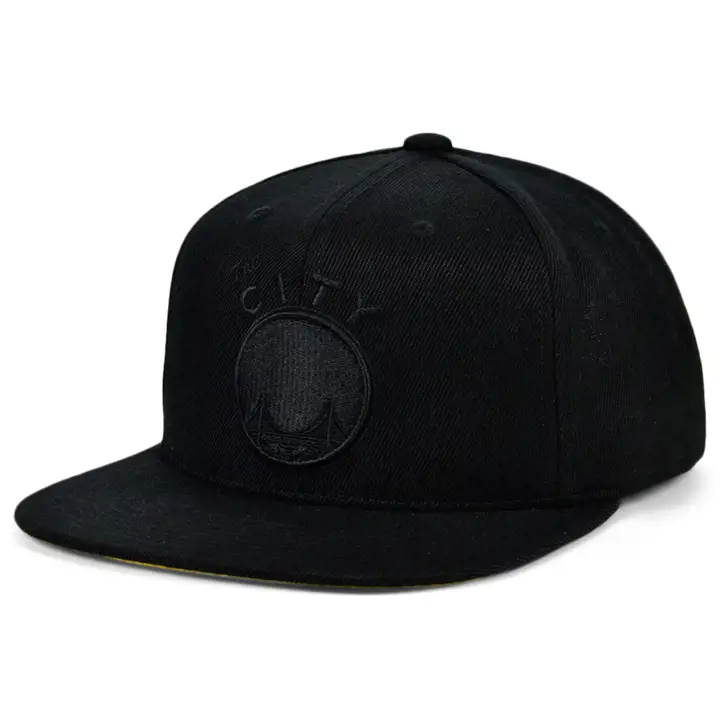 CASQUETTE SNAPBACK NOIRE WARRIORS NBA NOIR/NOIR/