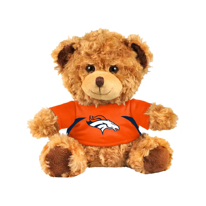 Ours en peluche maillot Denver Broncos 10 po