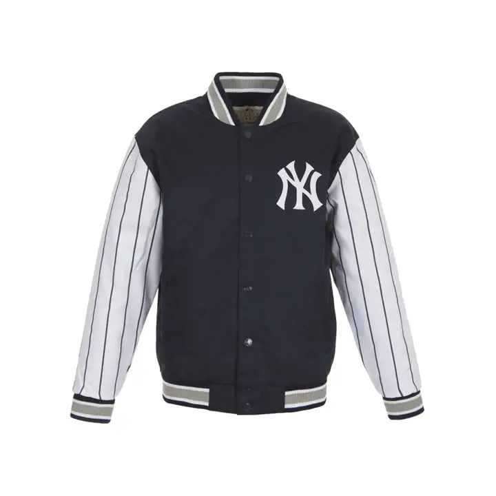 Veste MLB Poly-Twill Yankees 2 couleurs marine/blanc/marine