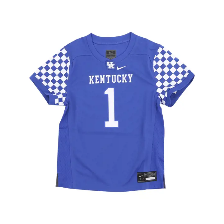 Maillot de match réplique NCAA pour enfant Kentucky Wildcats FB rbl