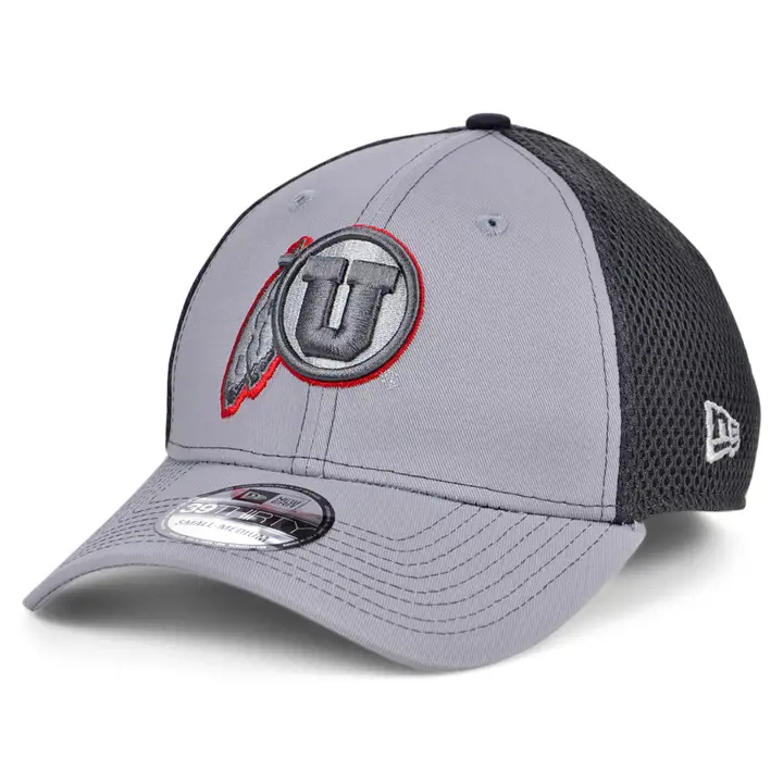 Utah Utes NCAA Grayed Out Neo gris