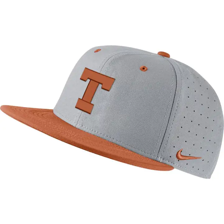 Casquette de baseball ajustée Texas Longhorns NCAA NK Aerobill True GRIS/DK