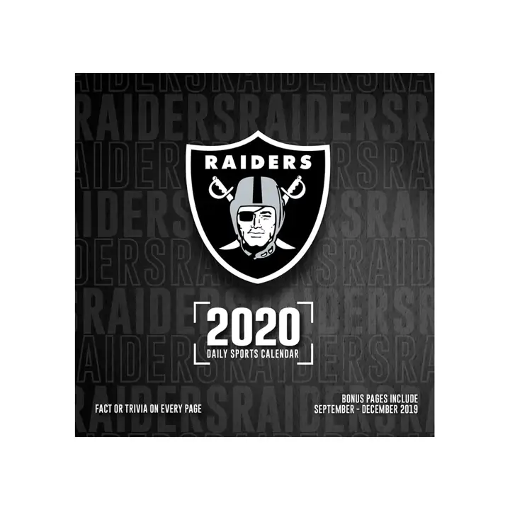 Calendrier de bureau Oakland Raiders 2020