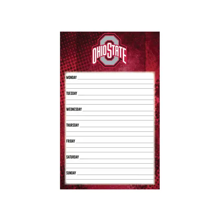 Agenda hebdomadaire géant des Buckeyes d'Ohio State AST
