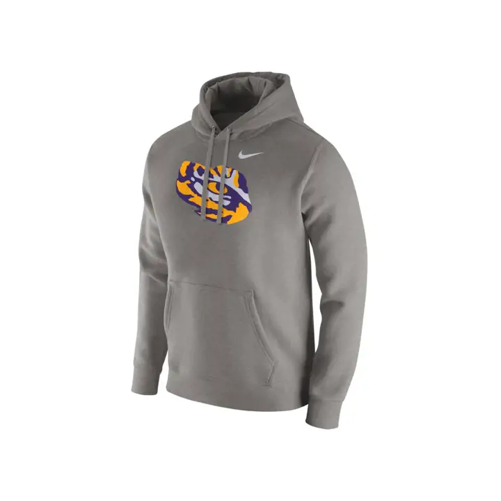 L.S.U. NCAA Cotton Club Sweat à capuche polaire gris