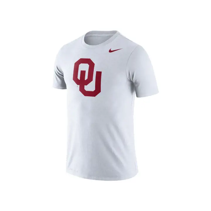 T-shirt logo légende NCAA Oklahoma Sooners blc