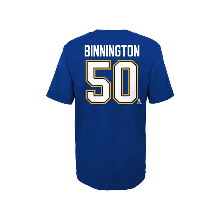 T-shirt Enfant Blues LNH Jordan Binnington rbl