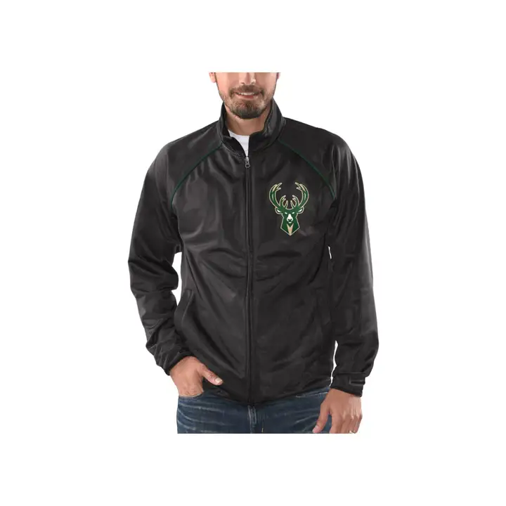 Milwaukee Bucks NBA Night Lights Track Jacket 19 noir/vert