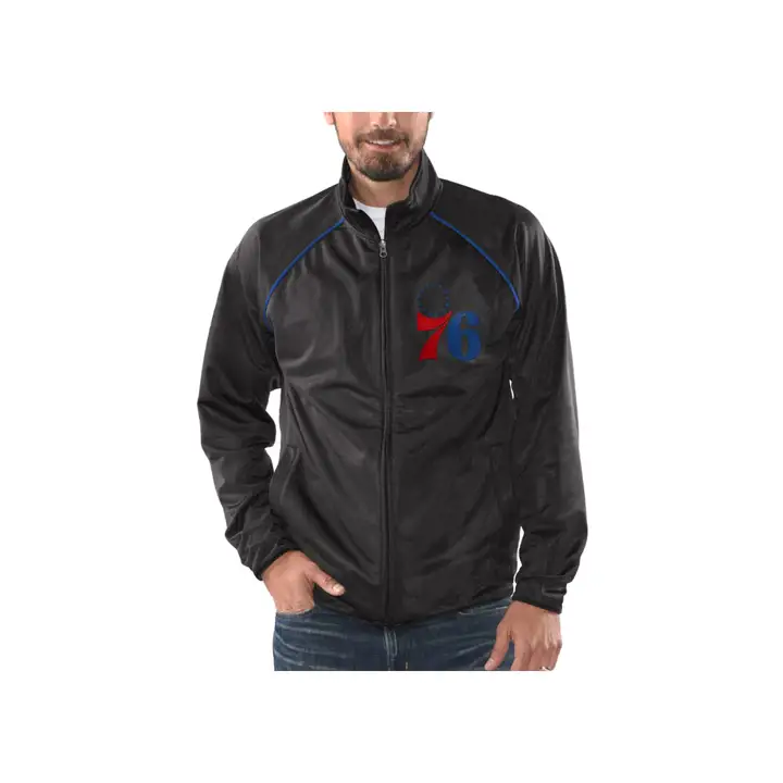 Veste de survêtement Philadelphia 76ers NBA Night Lights 19 noir/rouge