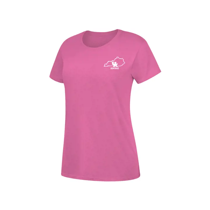 T-shirt pastel à motif de l'État pour femme Kentucky Wildcats NCAA