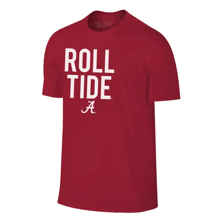 Alabama Crimson Tide NCAA T-shirt à slogan 2F crim