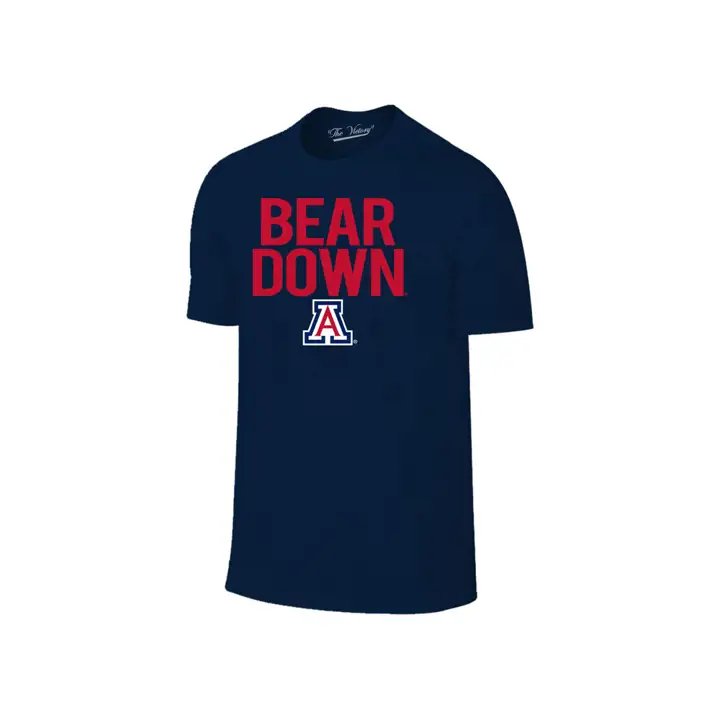 T-shirt slogan Arizona Wildcats NCAA 2F marine