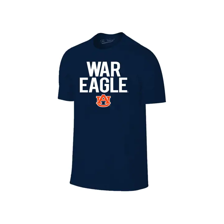 T-shirt Aubrun Tigers NCAA 2F Slogan bleu marine