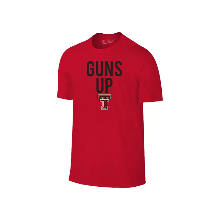 T-shirt à slogan NCAA 2F Texas Tech Red Raiders rouge