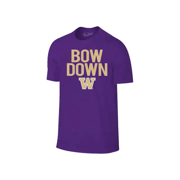T-shirt à slogan NCAA 2F Washington Huskies violet