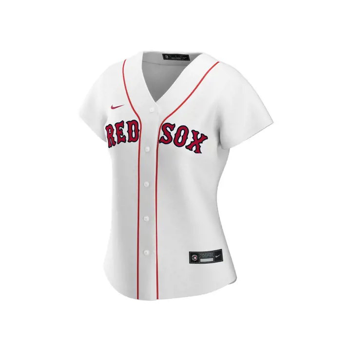 Maillot réplique officiel de la MLB des Boston Red Sox pour femme - Blanc