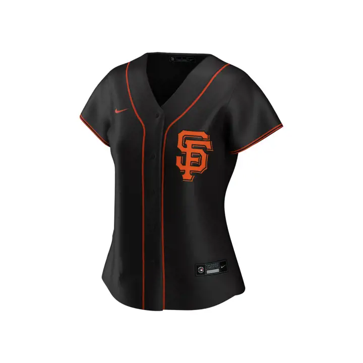 Maillot Réplique Officiel Femme MLB des San Francisco Giants Noir