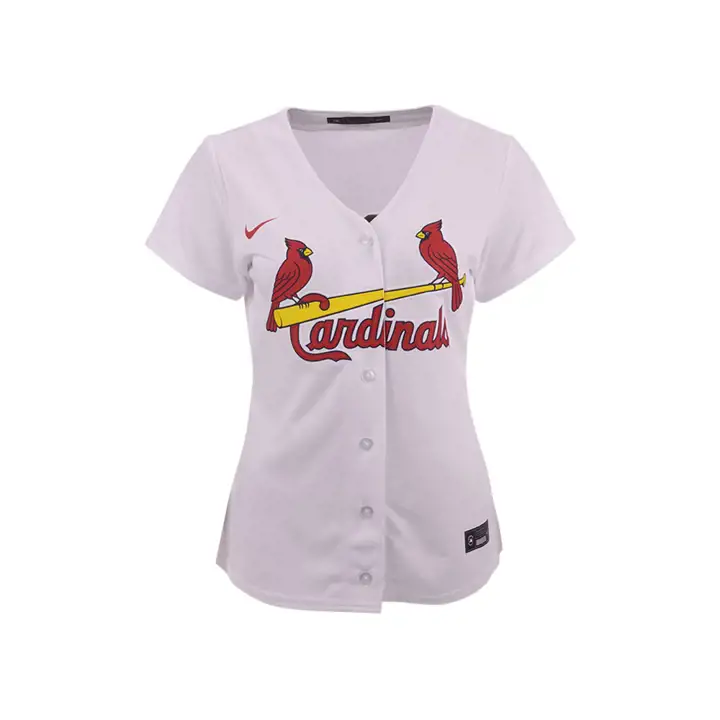 Maillot Réplique Officiel Femme MLB St. Louis Cardinals BLANC