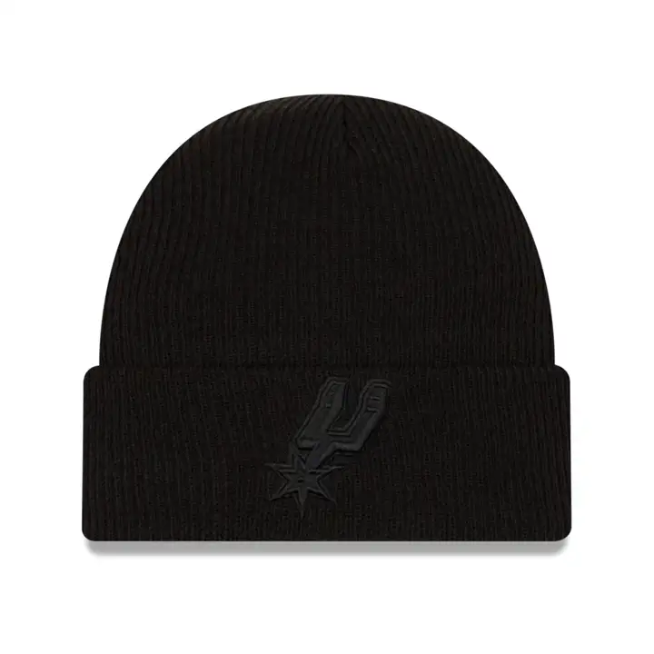 San Antonio Spurs NBA BONNET EN MAILLE NOIR/NOIR