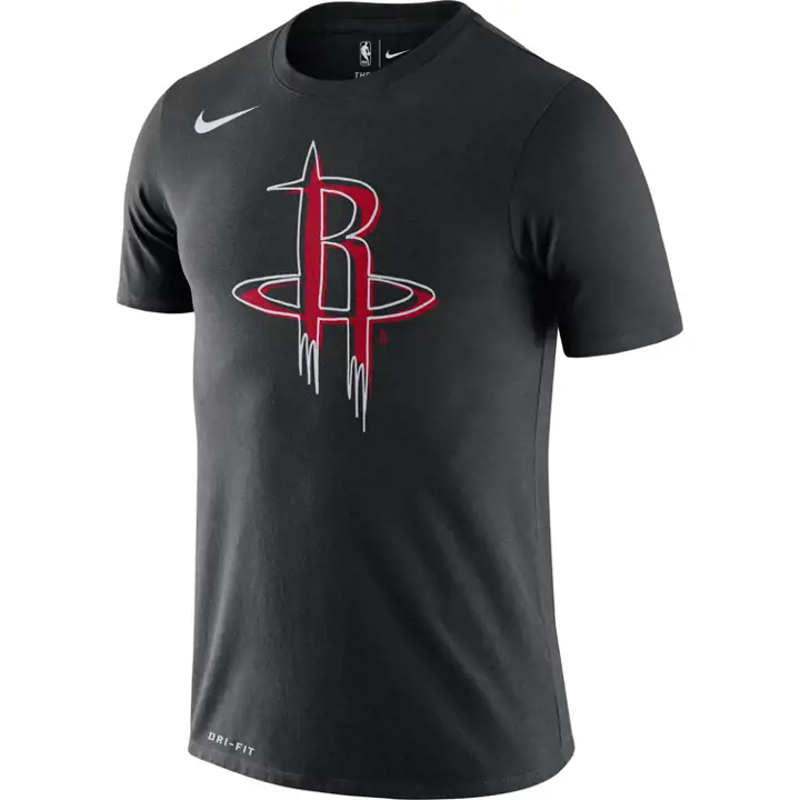 T-shirt icône Fanwear NBA Houston Rockets 19-20 noir