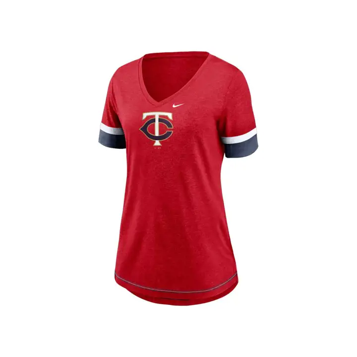 T-shirt femme Minnesota Twins MLB Tri-Blend Fan 20 rouge/blanc