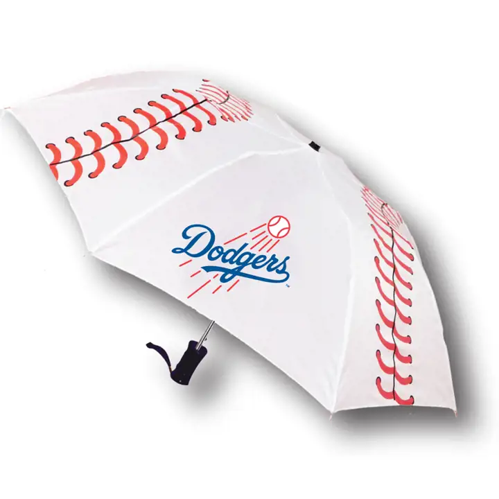 Parapluie de baseball MLB des Dodgers de Los Angeles blanc