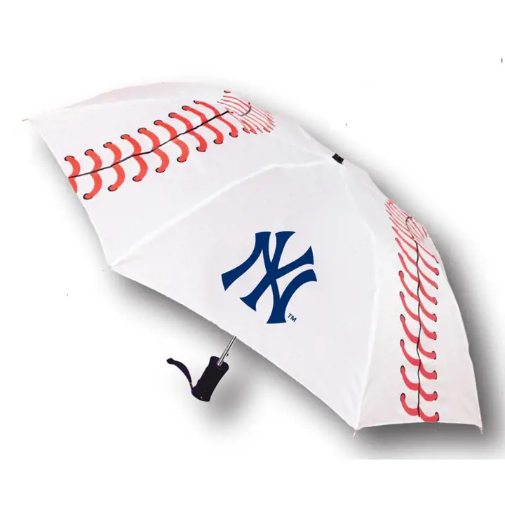 Parapluie de baseball MLB des Yankees de New York blanc