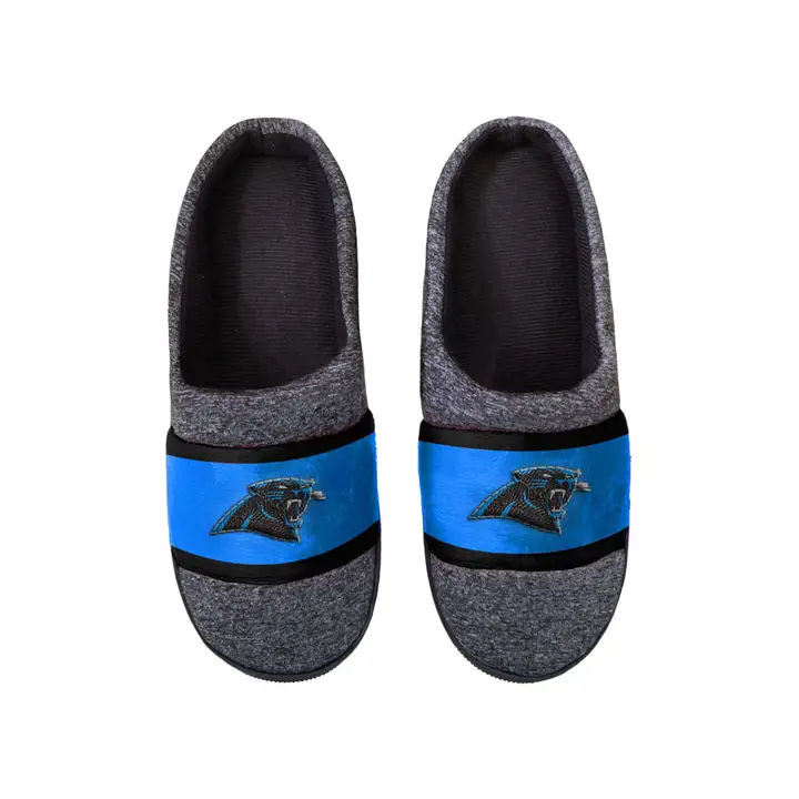 Carolina Panthers Chausson en tricot de polyester 19 gris