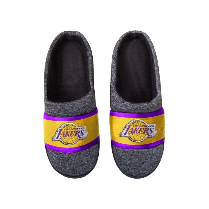 Chaussons en maille polyester Los Angeles Lakers 19 gris